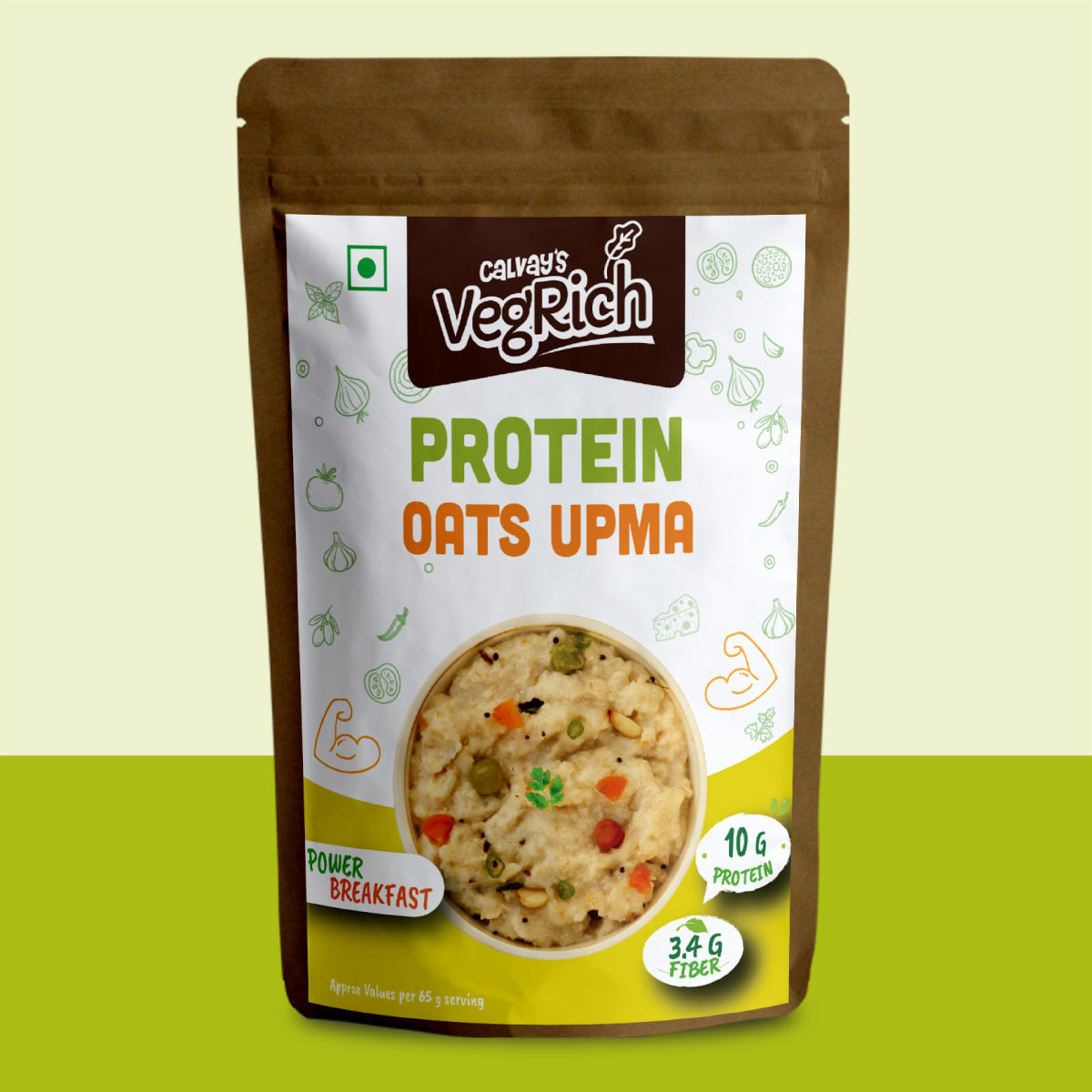 Front image of Protein oats Upma with Whey Protein