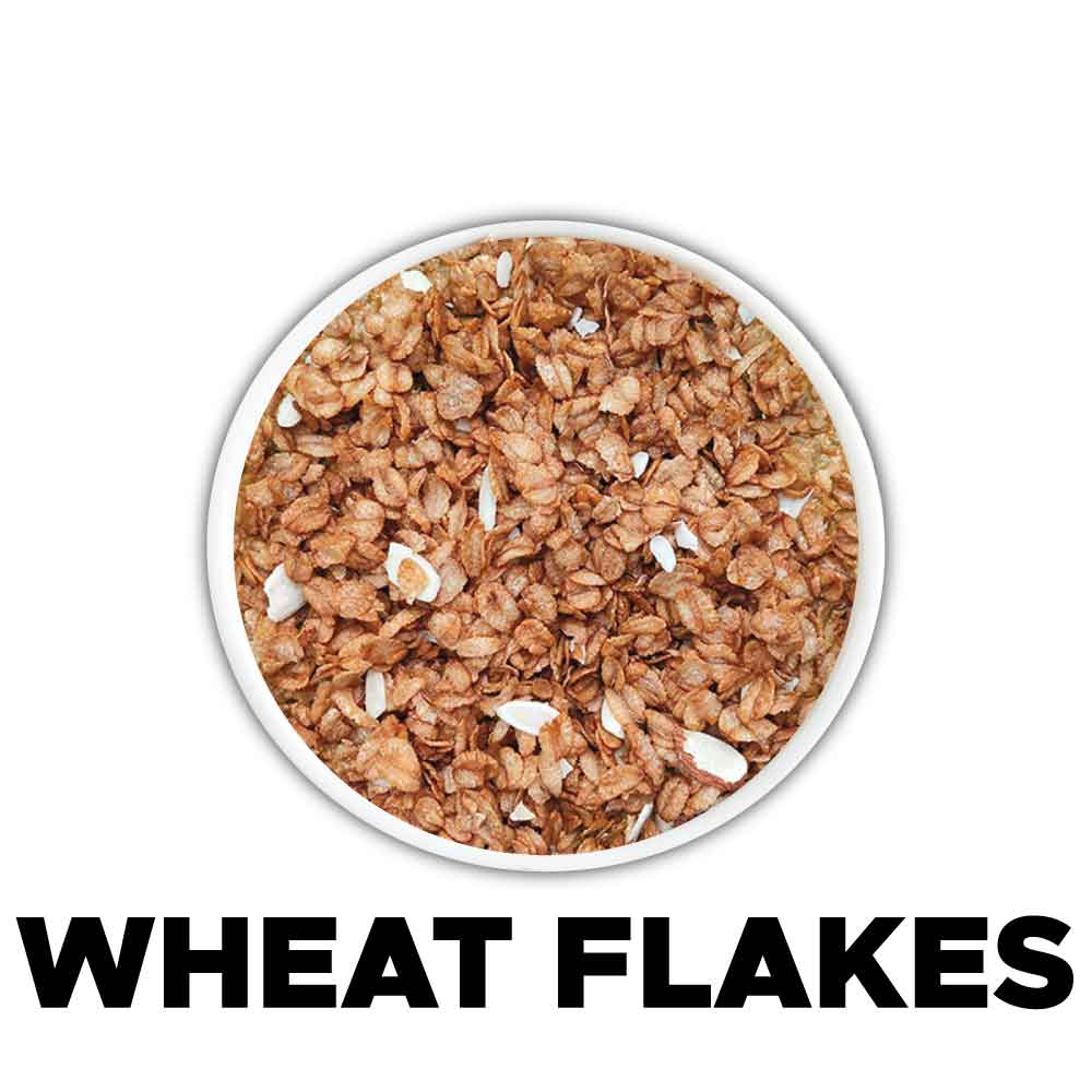 No added sugar wheat flakes image
