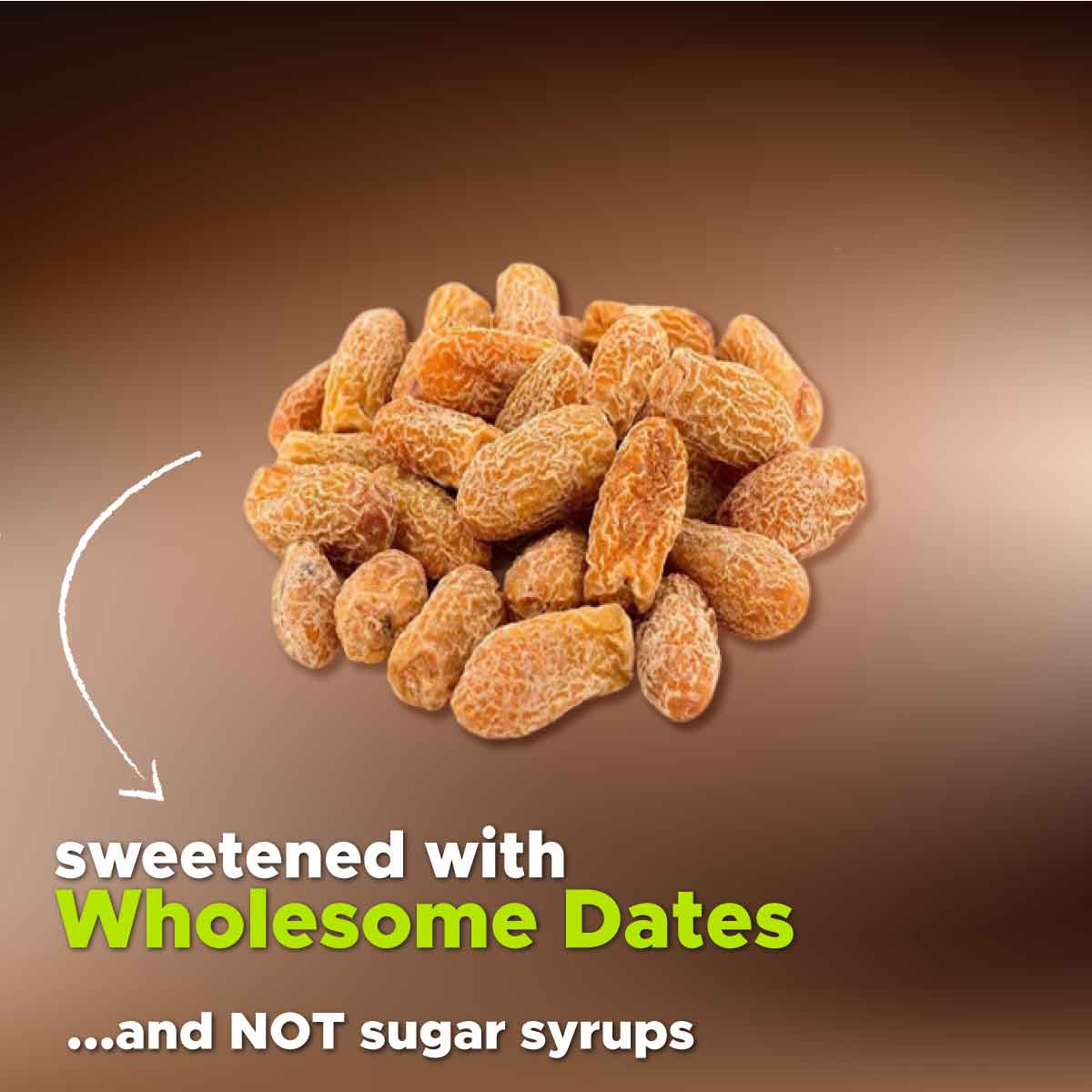 no added sugar muesli sweetened with dates