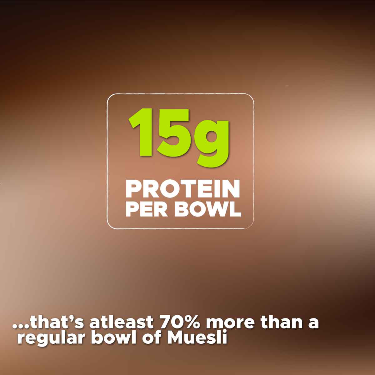 this is hi protein muesli with 15g protein by calvays