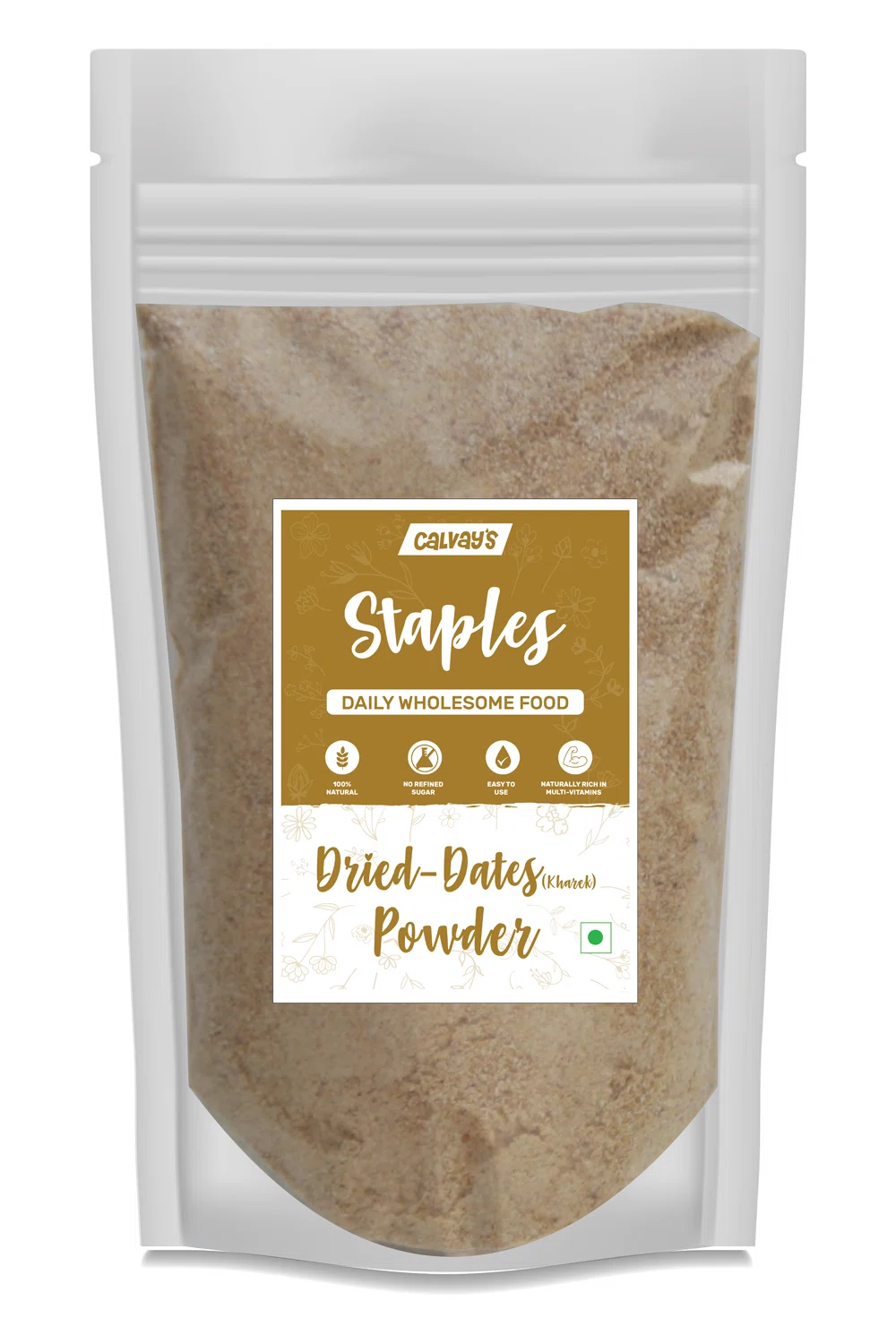 Calvay's Staples Dried Dates powder front