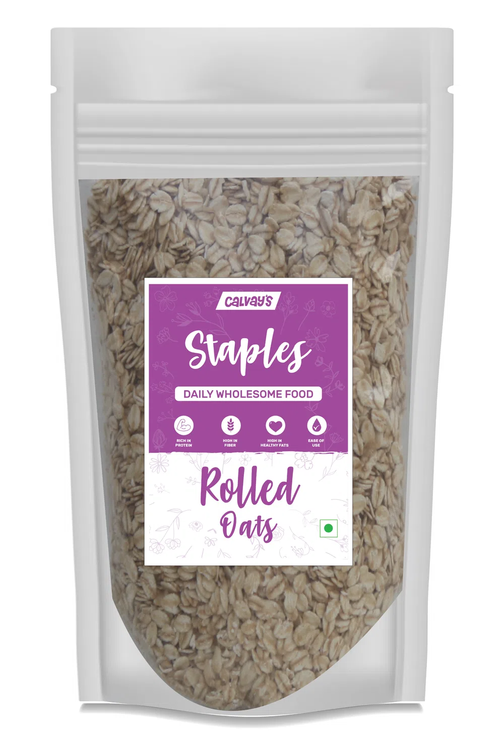 Calvay's Staples Rolled oats front